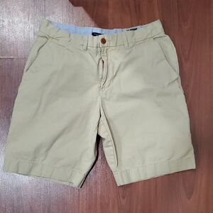 Tommy Hilfiger Men's Beige Flat Front Shorts